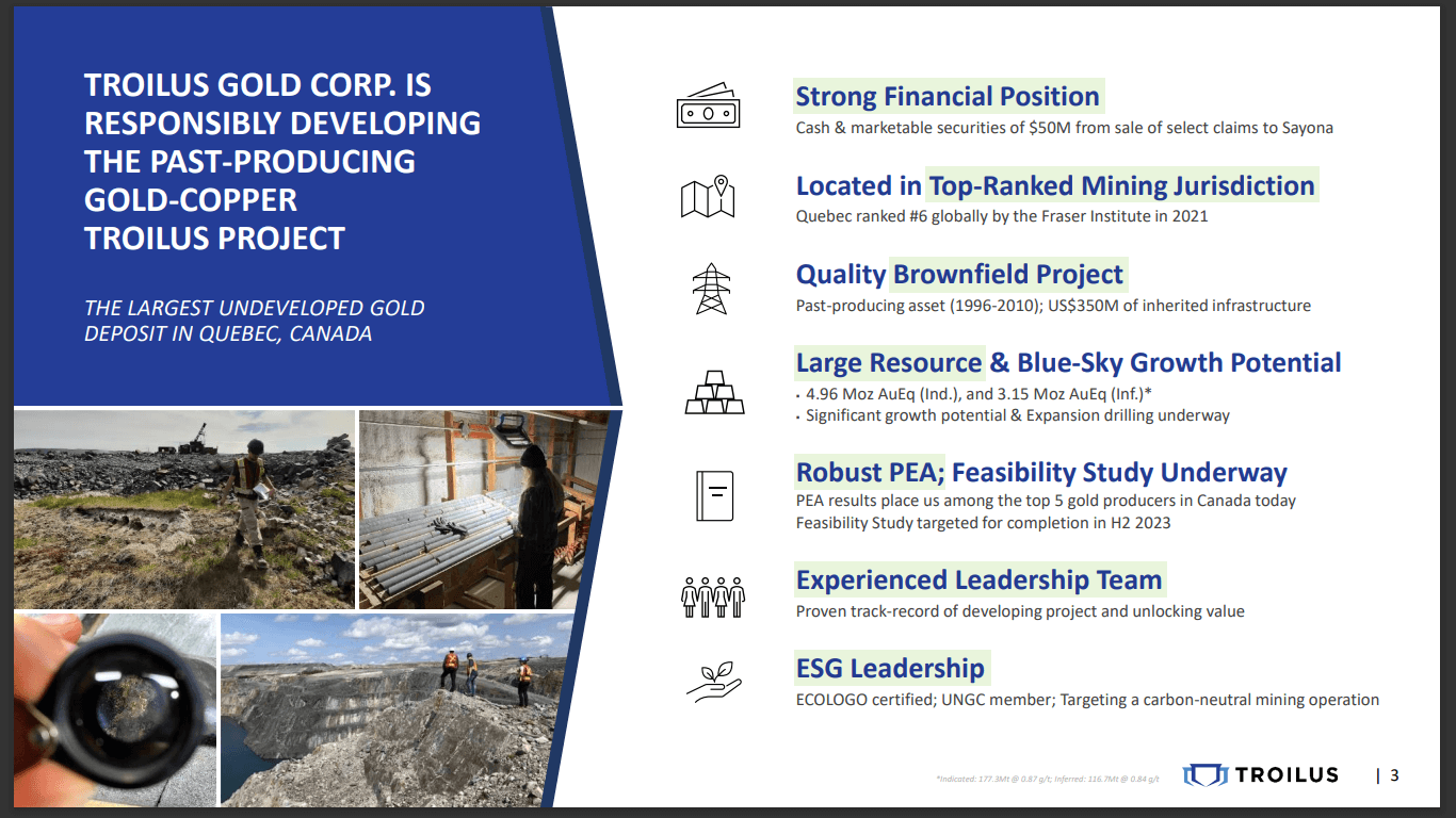 Troilus Gold (TLG) - Plan to Find Grade, Not More Ounces