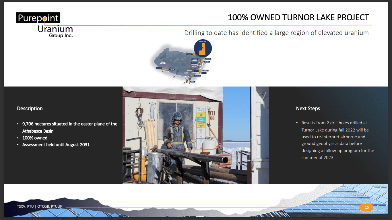 Purepoint Uranium (TSX-V: PTU) - Exploration Drilling Funded for 2023