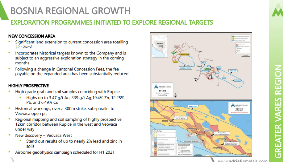 Adriatic Metals (ADT) - Each Year LOM Extension Could Add $100M pa