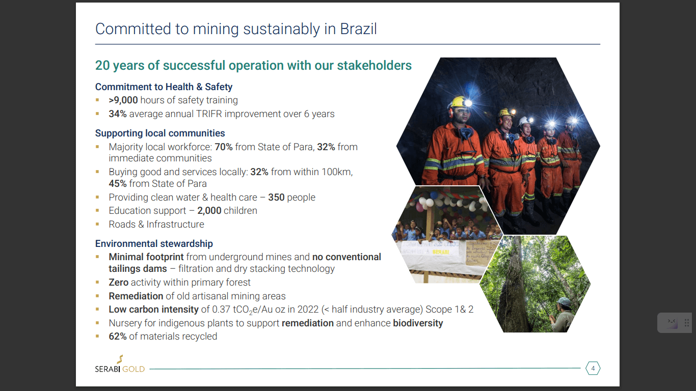 Serabi Gold (SBI) - JV with Vale Changes Outlook