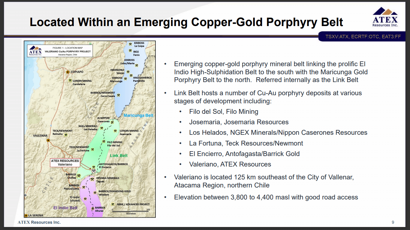 ATEX Resources (TSX-V: ATX) - Copper Drilling Starts Again in October