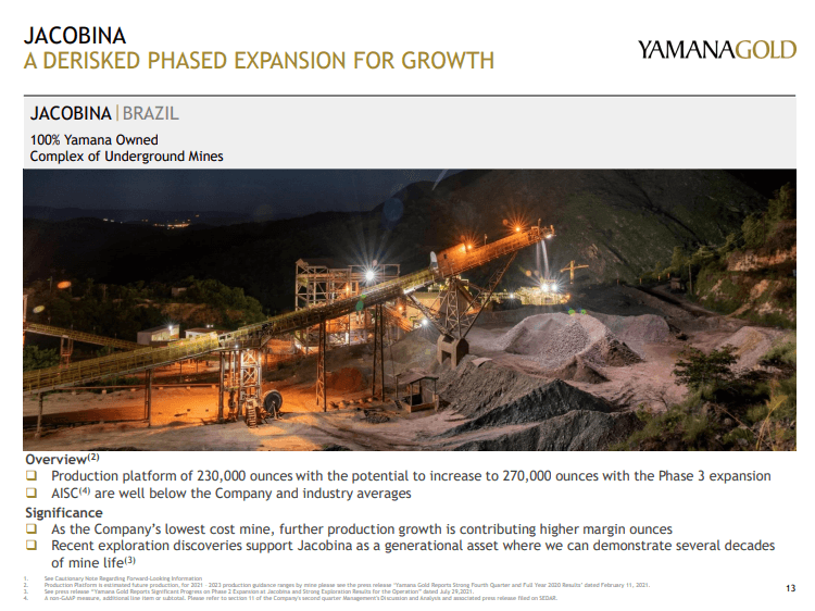 Yamana Gold (YRI, AUY) - $500m Unsecured Notes Strengthens Cash Position