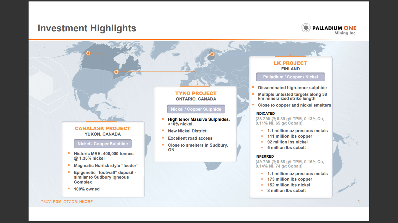 Palladium One Mining (PDM) - More Good Nickel Results at Early-Stage Tyko Project