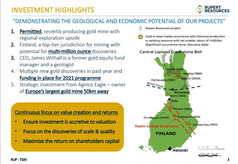 Rupert Resources (RUP) - $900M with Real Leverage to Gold