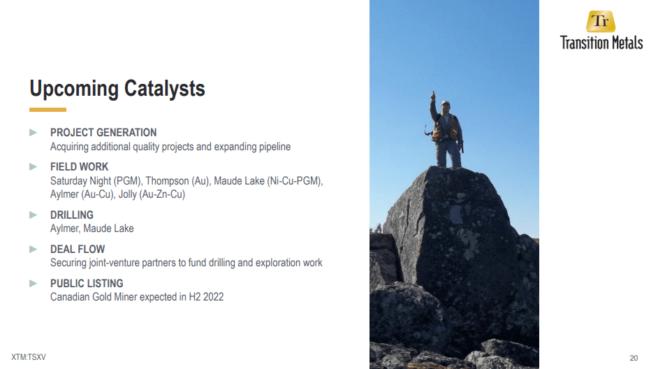 Transition Metals (XTM) - Sustainable Prospect Generator