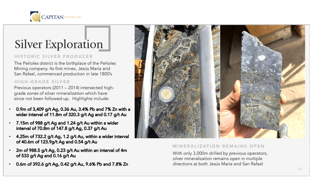 Capitan Mining (CAPT) - High-Grade Silver with Gold Oxide Kicker