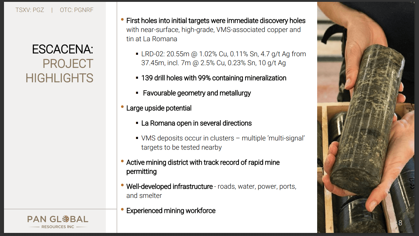 Pan Global Resources (PGZ) - European Copper Developer with Cash