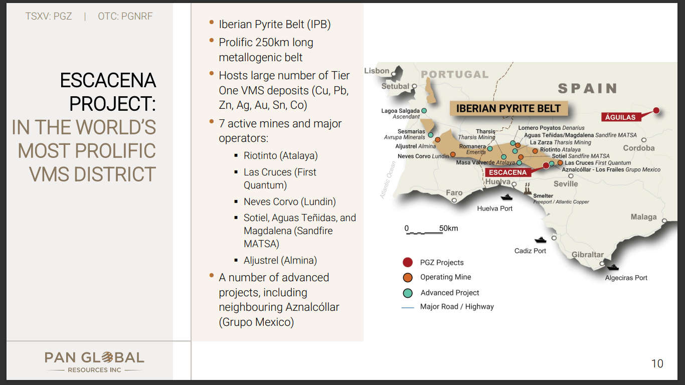 Pan Global Resources (PGZ) - European Copper Developer with Cash