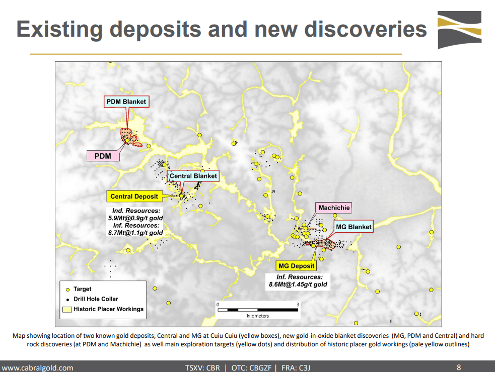 Cabral Gold (CBR) - Higher Grades Will Improve New Resource by Year End