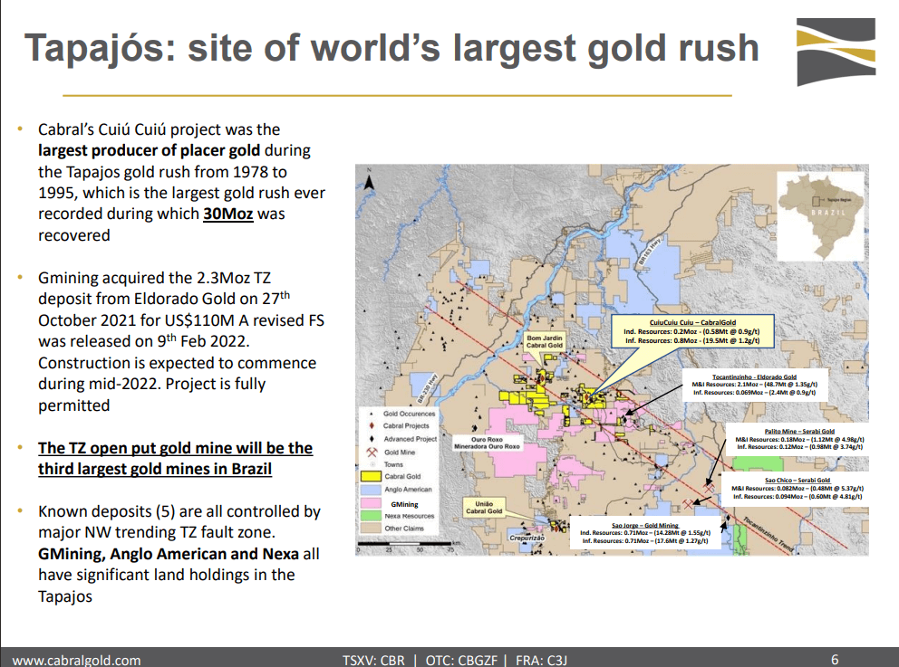 Cabral Gold (CBR) - Higher Grades Will Improve New Resource by Year End