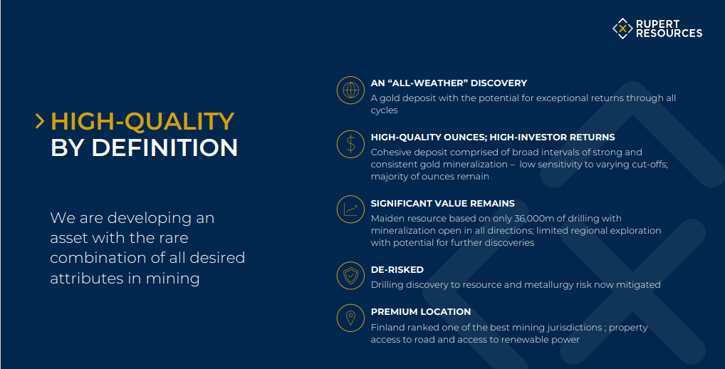 Rupert Resources (RUP) - Attractive But Defensible Gold Developer