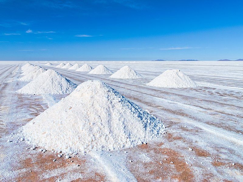 lithium brine lake