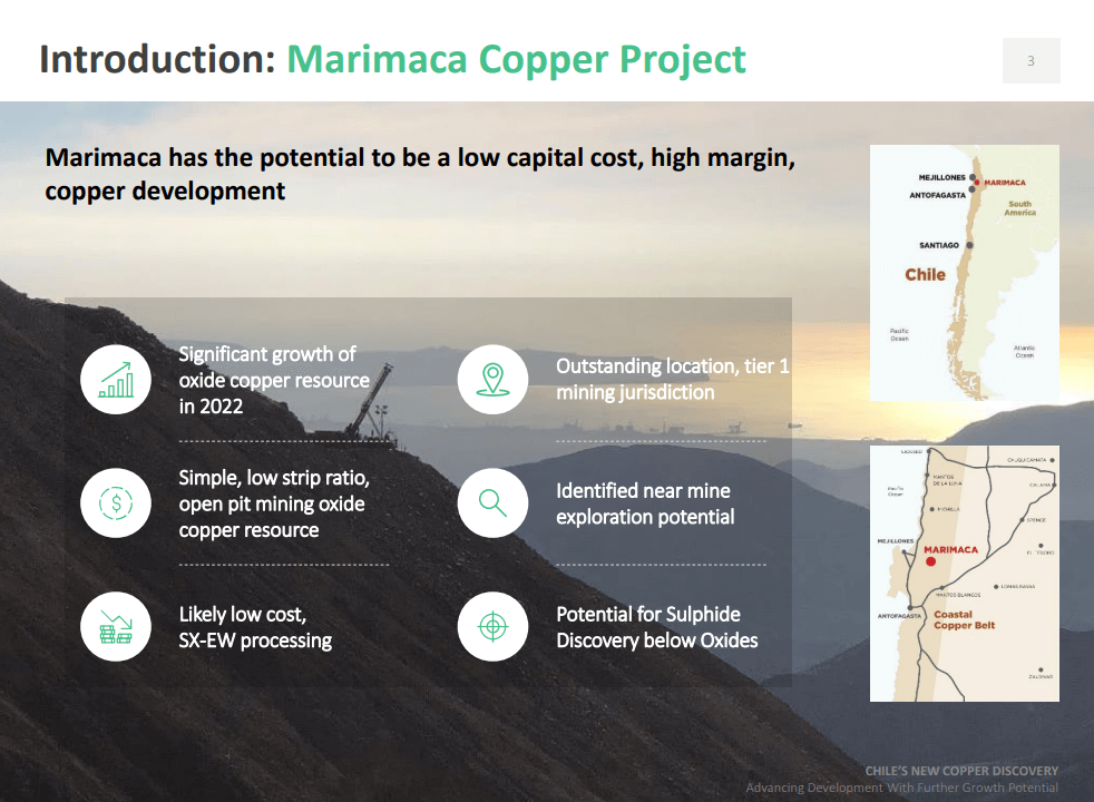 Marimaca Copper (TSX-V: MARI) - Project Advancing on All Fronts