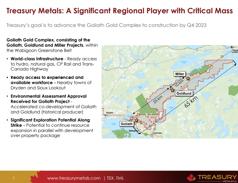 Treasury Metals (TSX: TML) - $20M Financed Through to Construction Decision