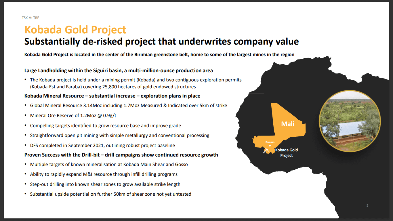 Toubani Resources - (TSX-V: TRE) - Investors Drawn to ASX Listing and Exploration