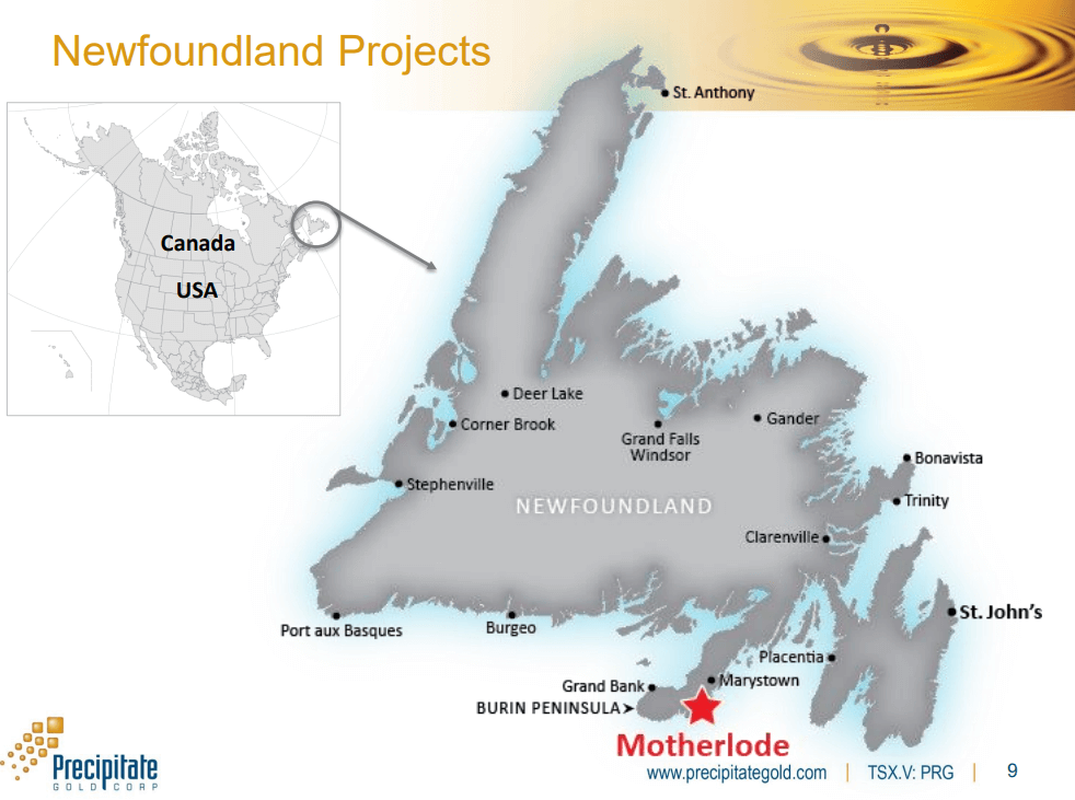 Precipitate Gold (TSX-V: PRG) - Newfoundland Exploration Funded for 2023