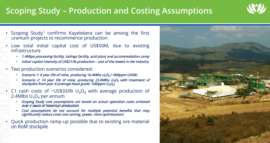Lotus Resources (LOT) - Low Capex Uranium Focused on Production
