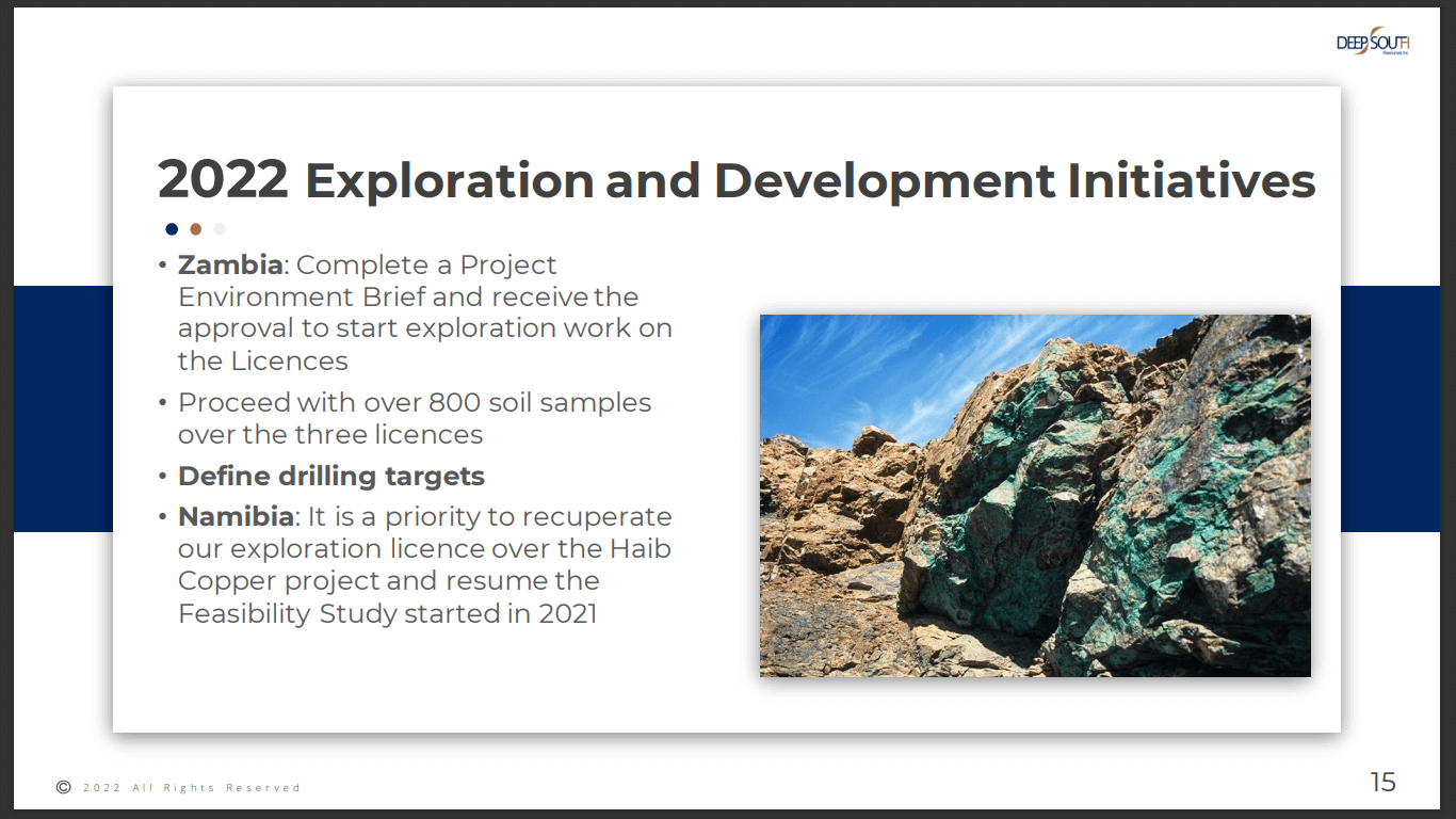 Deep-South Resources (DSM) - Legal Update & Zambian Schedule