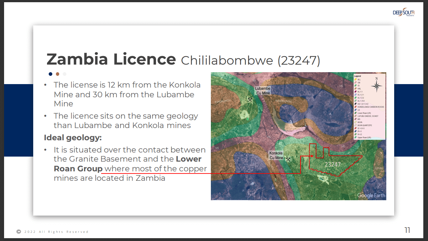 Deep-South Resources (DSM) - Legal Update & Zambian Schedule