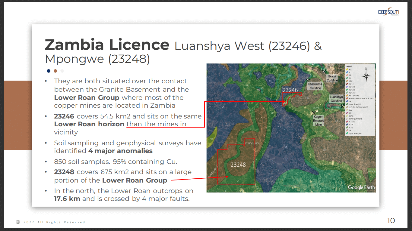 Deep-South Resources (DSM) - Legal Update & Zambian Schedule