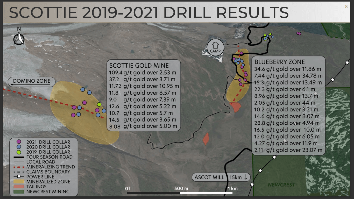 Scottie Resources (SCOT) - Super High Grade Gold Results
