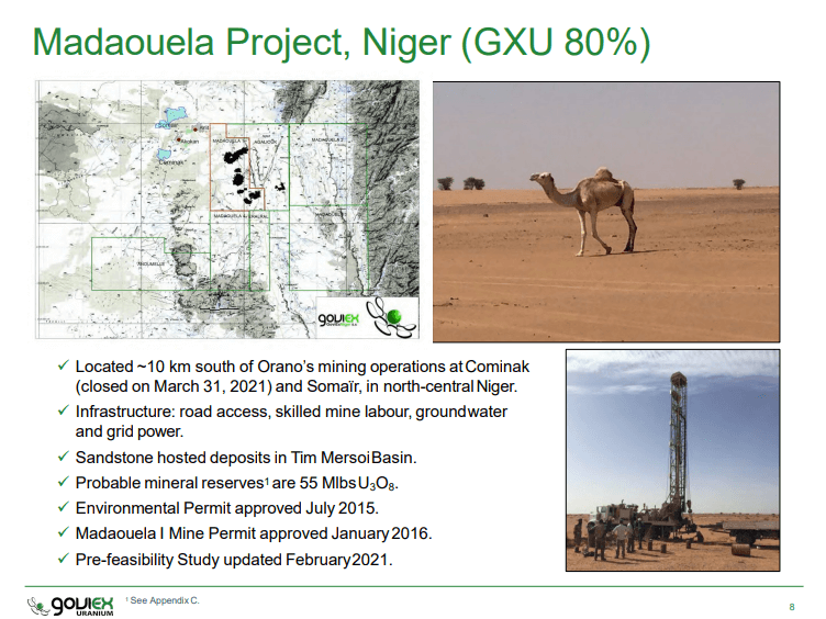 GoviEx Uranium (TSX-V: GXU) - African Uranium Primed For Production