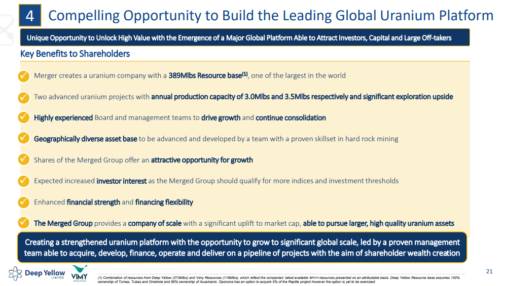 Deep Yellow (ASX: DYL) - The Uranium Company In Acquisition Mode