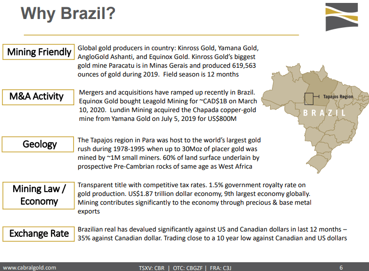 Cabral Gold (CBR) - Short Cut to Revenue!