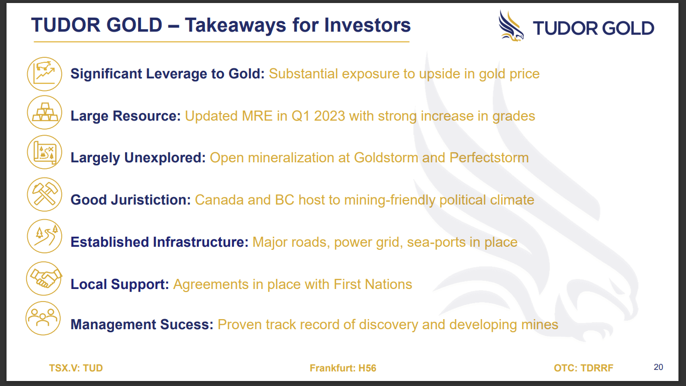 Tudor Gold (TUD) - Higher Grade Results Show Improved Understanding