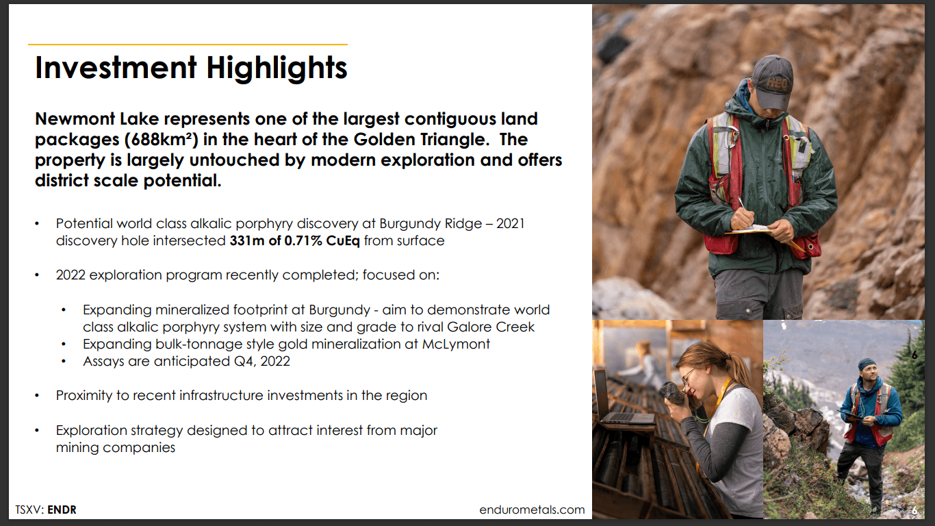 Enduro Metals (ENDR) - Hunting Super High-Grade Copper Gold Porphyries