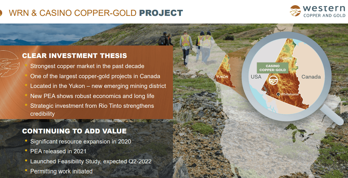 Western Copper & Gold (WRN) - Improved Economic Study Due in June