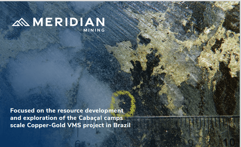 Meridian Mining (MNO) - Turnaround Complete, Soon to be Drilling Hard!
