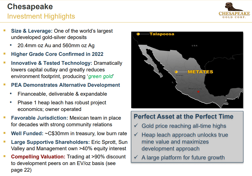 Chesapeake Gold (CKG) - Economics Becoming Clearer as Tests Show