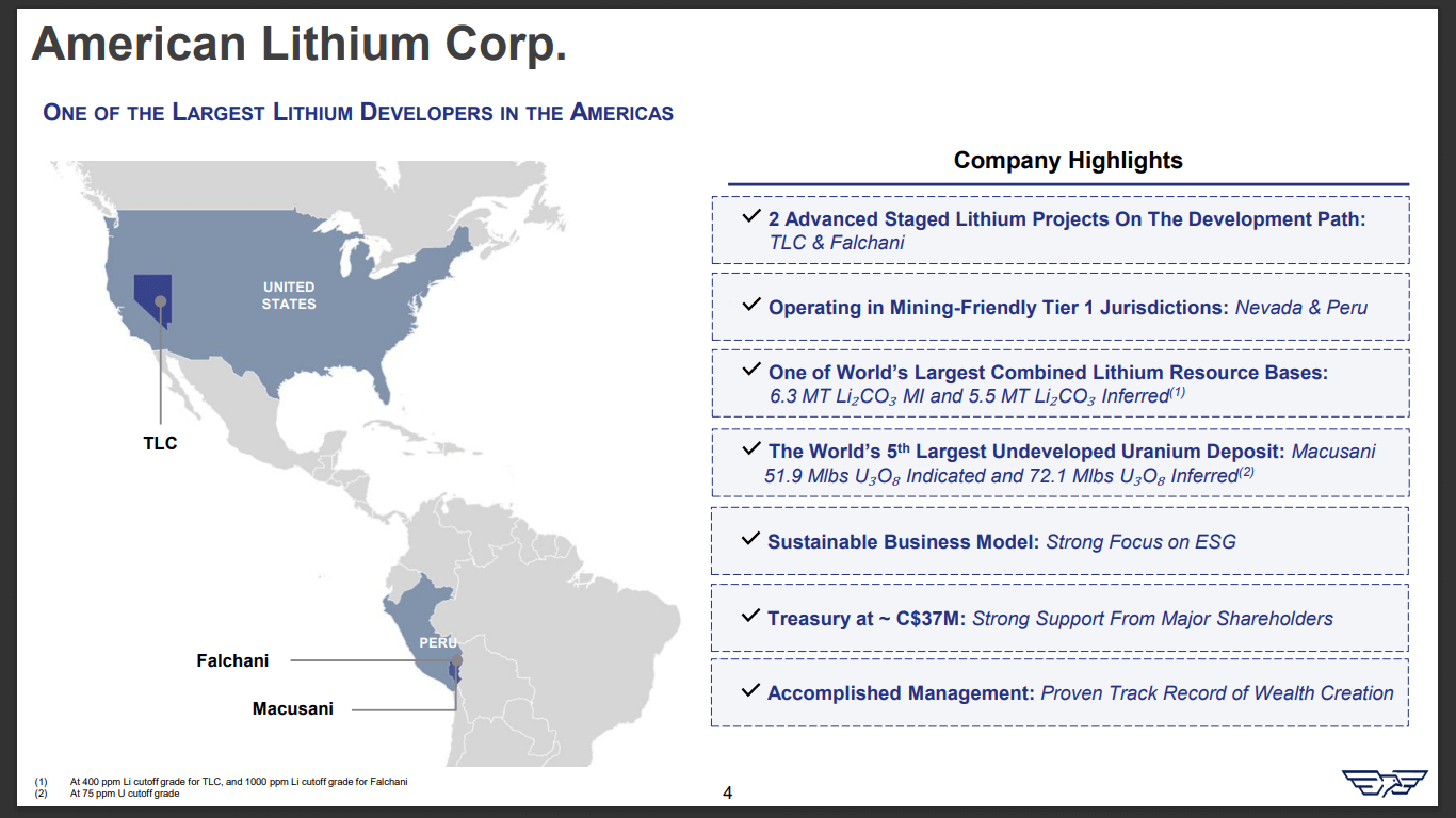 American Lithium (TSX-V: LI) - Uranium Spinout Has Two Benefits