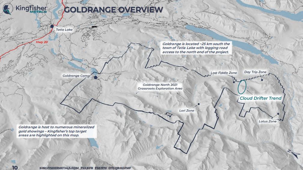Kingfisher Metals (KFR) - Grading 60g/t Gold as Drill Season Starts