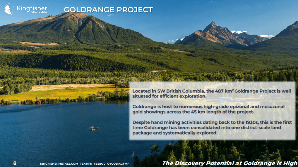 Kingfisher Metals (KFR) - Grading 60g/t Gold as Drill Season Starts