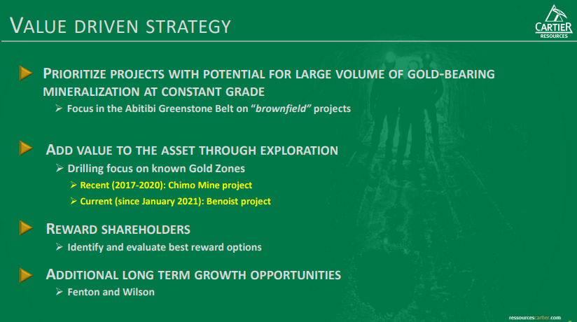 Cartier Resources (ECR) - Chimo Leads the Way for Portfolio Explorer