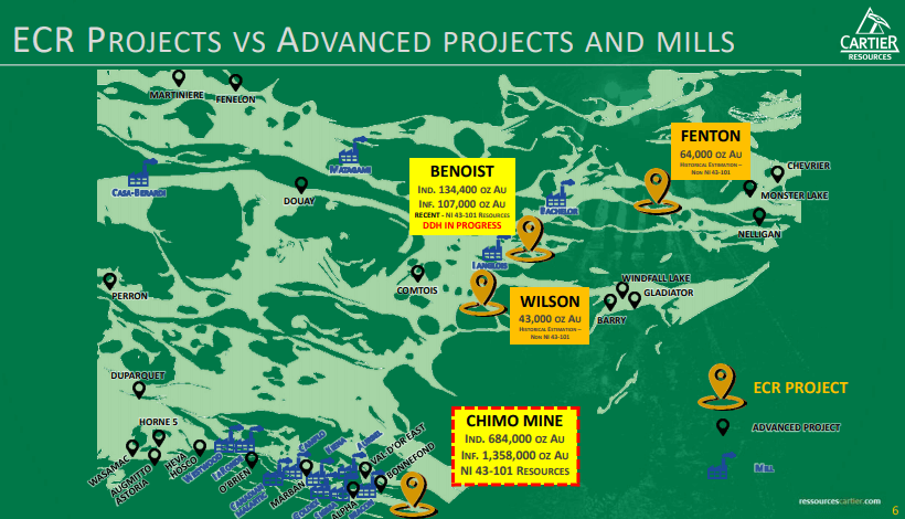 Cartier Resources (ECR) - Chimo Leads the Way for Portfolio Explorer