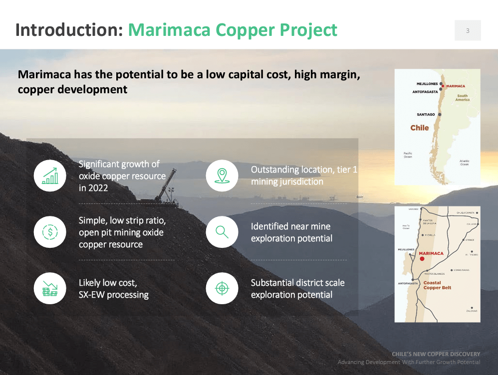 Marimaca Copper (TSX-V: MARI) - Secure Water Supply is Good De-Risking Process