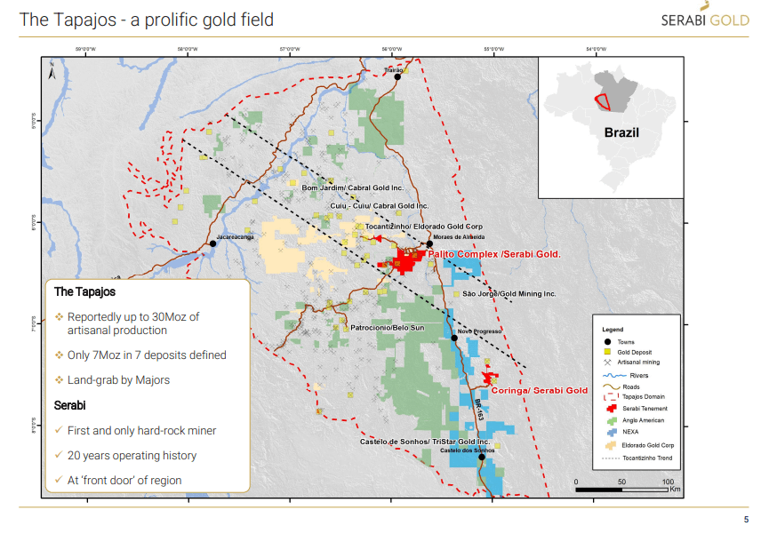 Serabi Gold (TSX-V: SBI) - $12M Cash and Drilling Options Point to Growth in 2022