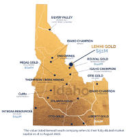 Freeman Gold's Lemhi Gold Project