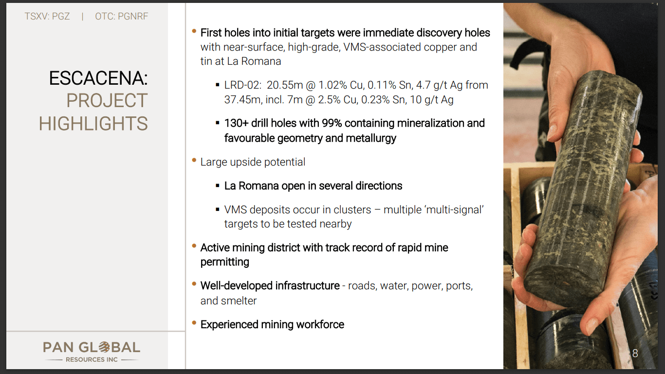 Pan Global Resources (TSX-V: PGZ) - Copper VMS Drilling in European EV Market