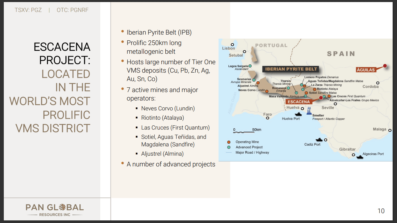 Pan Global Resources (TSX-V: PGZ) - Copper VMS Drilling in European EV Market