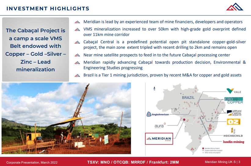 Meridian Mining - Resource and PEA in Focus for 1H/22