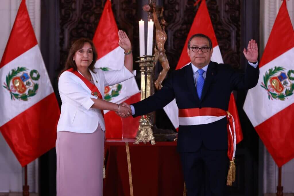 peru president boluartes cabinet sworn in