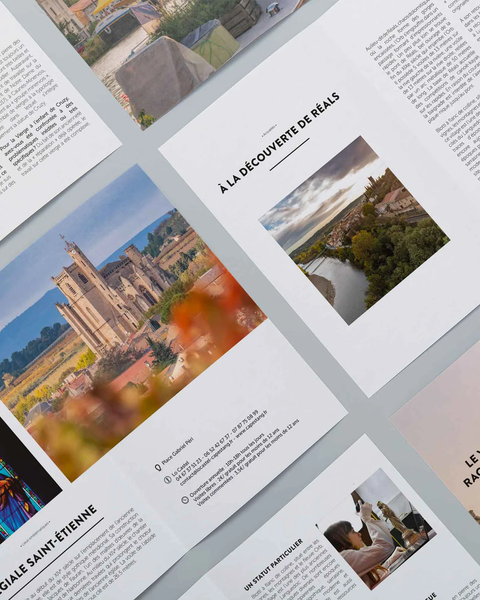 Mise en page du catalogue Patrimoine.