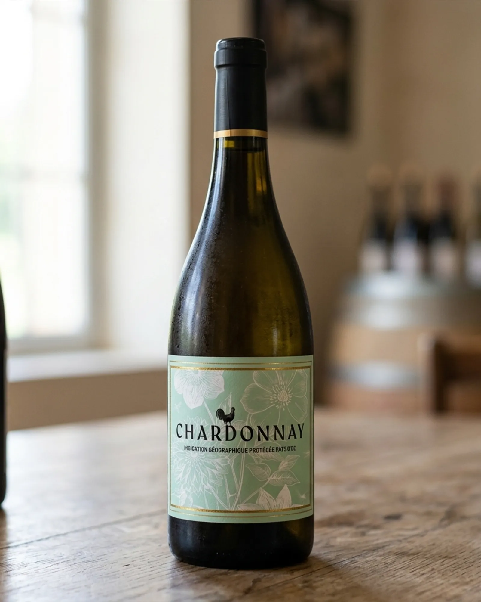 Etiquette de Chardonnay pour la marque Pic Nic.