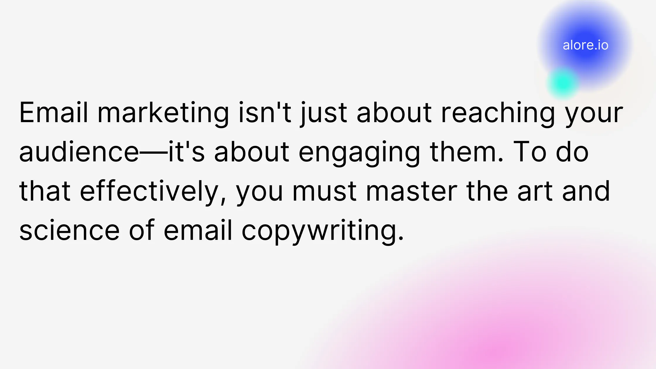 Email marketing isn't just about reaching your audience—it's about engaging them. To do that effectively, you must master the art and science of email copywriting.