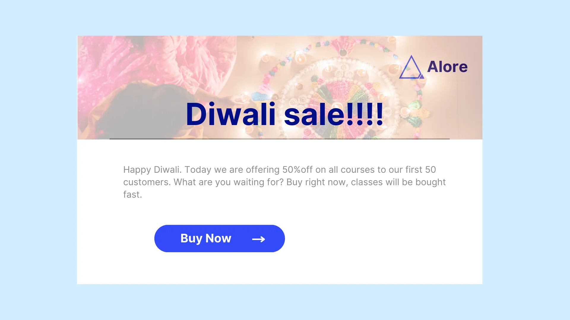 The Holiday Offer Email