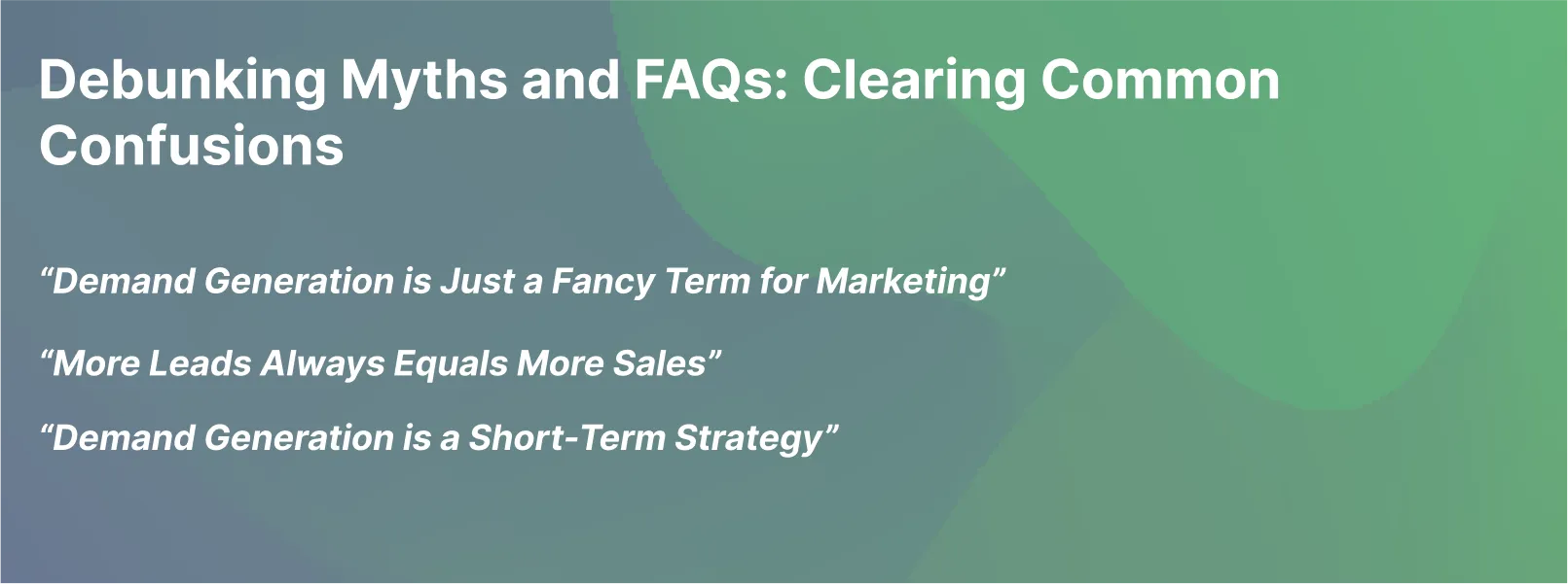 Debunking Myths and FAQs: Clearing Common Confusions